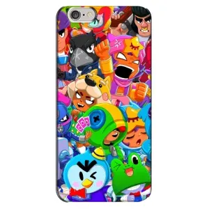 Чехлы Brawl Stars для iPhone 6 Plus / 6s Plus (AlphaPrint) (Герои Бравл Старс)