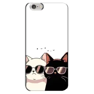 Чехол с рисунком кот на iPhone 6 Plus / 6s Plus (Коты в очках)