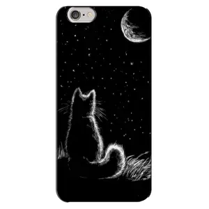 Чехол с принтом для iPhone 6 Plus / 6s Plus (AlphaPrint) Модные коты