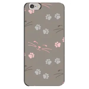 Чехол с рисунком кот на iPhone 6 Plus / 6s Plus (Лапы и усы)