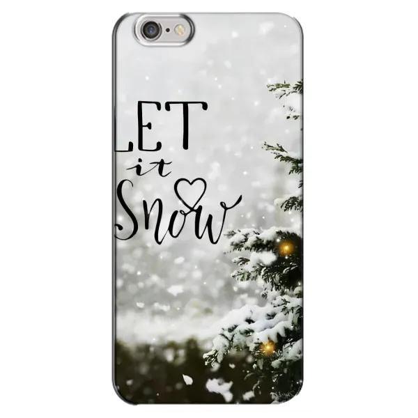 Чехол с принтом «Let it snow» для iPhone 6 Plus / 6s Plus