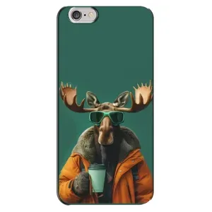 Чехол с принтом «Лось с кофе» для iPhone 6 Plus / 6s Plus