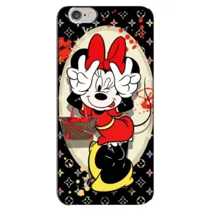 Чехол Disney Mouse iPhone 6 Plus / 6s Plus (PREMIUMPrint) (Минни peace)