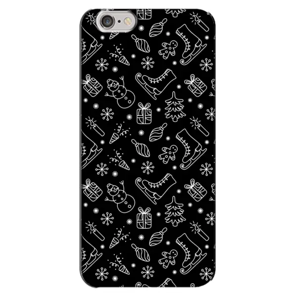 Чехол с принтом «Новогодний фон» для iPhone 6 Plus / 6s Plus