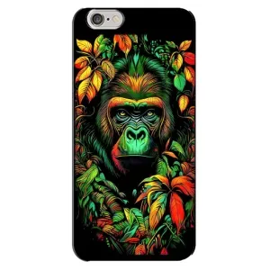 Чехол с Обезьянами iPhone 6 Plus / 6s Plus - (AlphaPrint) (Обезьяна в тропиках)