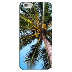 Силиконовый чехол с КАРТИНКАМИ лето для iPhone 6 Plus / 6s Plus (AlphaPrint) (Пальма)
