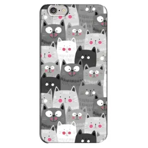 Чехлы с Котиками для iPhone 6 Plus / 6s Plus (VPrint) (Рисованные котики)