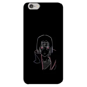 Чехлы на тему: Итачи Учиха для iPhone 6 Plus / 6s Plus (AlphaPrint) (силуэт Итачи)