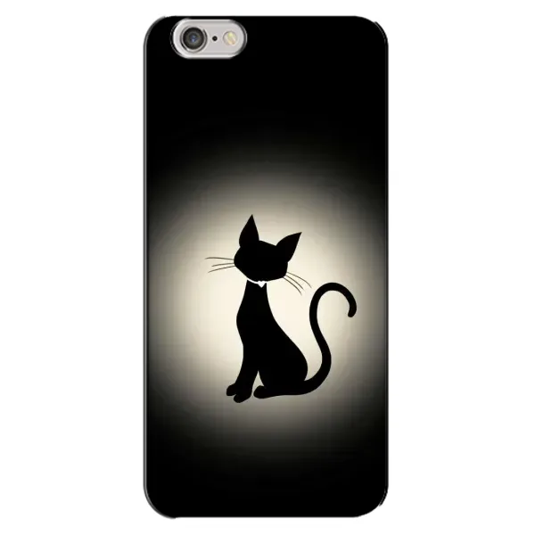 Чохол з принтом «Силует котика» для iPhone 6 Plus / 6s Plus