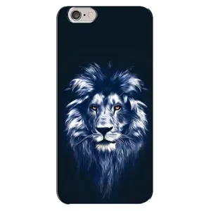 Чехол со Львом для iPhone 6 Plus / 6s Plus (VPrint) (Синий Лев)