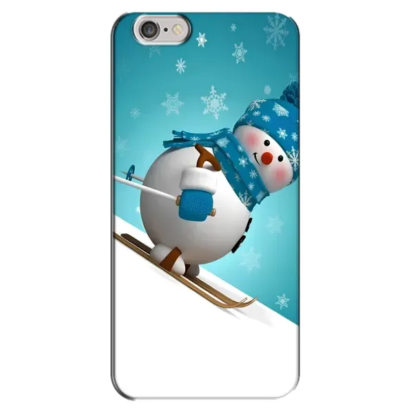 Чехол с принтом «Снеговик на лыжах» для iPhone 6 Plus / 6s Plus