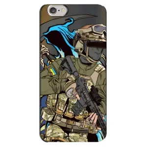 Чехлы с картинкой ЗСУ для iPhone 6 Plus / 6s Plus (AlphaPrint) (Воин ВСУ)