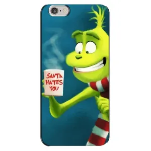 Рождественские Чехлы для iPhone 6 Plus / 6s Plus (VPrint) (Зеленый Гринч)