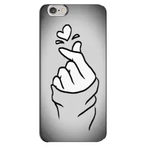 Чехол с принтом для iPhone 6 Plus / 6s Plus (AlphaPrint - Знак сердечка) (Значок Love)