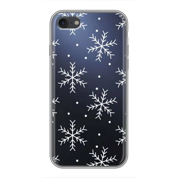 Чехол с принтом «Белые снежинки» для iPhone 6 / 6s Чехол с принтом «Белые снежинки» для iPhone 6 / 6s