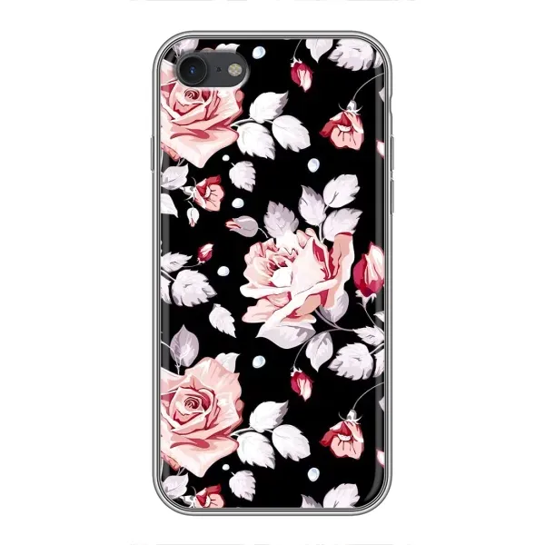 Чехол с принтом «Цветочки на черном» для iPhone 6 / 6s Чехол с принтом «Цветочки на черном» для iPhone 6 / 6s