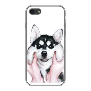 Чехлы с собаками для iPhone 6 / 6s (VPrint) (Довольный Хаски)