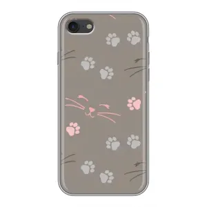 Чехол с рисунком кот на iPhone 6 / 6s (Лапы и усы)