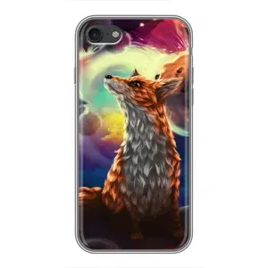 Чехлы с картинкой Лисички для iPhone 6 / 6s (VPrint) (Лисица в космосе)