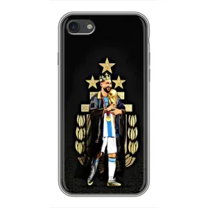 Чехлы для iPhone 6 / 6s (Leo чемпион) (AlphaPrint) (Месси Король)