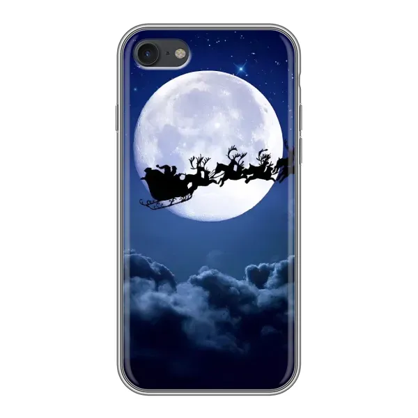 Чехол с принтом «Санта - луна» для iPhone 6 / 6s