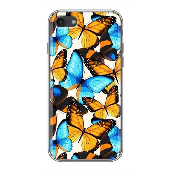 Чехол с принтом «Яркие бабочки» для iPhone 6 / 6s