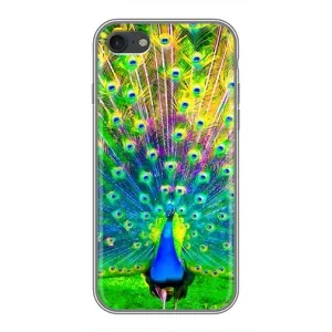 Чехол с птицами на iPhone 6 / 6s (VPrint) (Яркий Павлин)