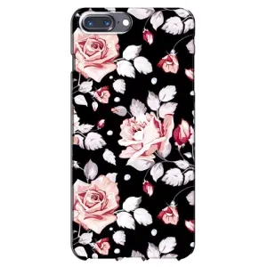 Чехлы с Цветами для iPhone 7 Plus (VPrint) (Цветочки на черном)