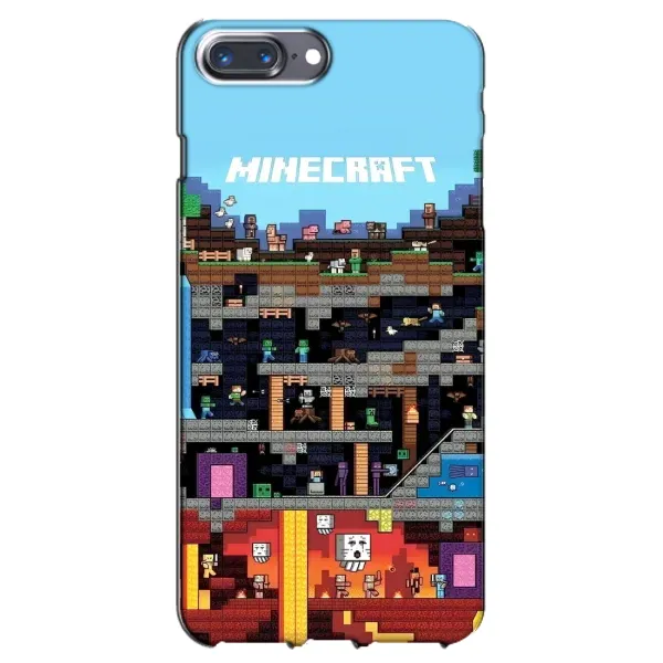 Чехол с принтом «фон Minecraft» для iPhone 7 Plus