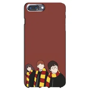 Чехлы с Гарри Поттером для iPhone 7 Plus (AlphaPrint) (Гарри с друзьями)
