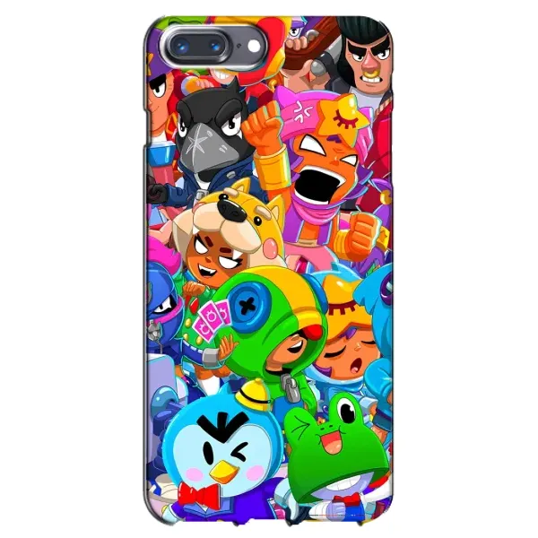 Чохол з принтом «Герої Бравл Старс» для iPhone 7 Plus