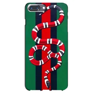 Чохли GUCCI для Епл 7 Плюс (AlphaPrint) (Gucci змія)