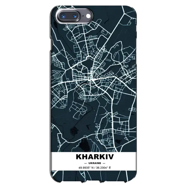 Чехол с принтом «Харьков» для iPhone 7 Plus