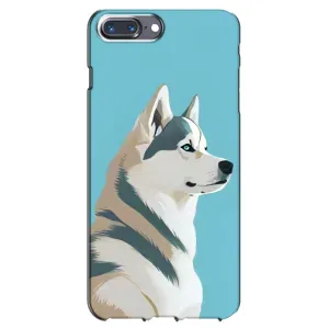 Чохол з Хаскі iPhone 7 Plus - (AlphaPrint) (Хаскі арт)