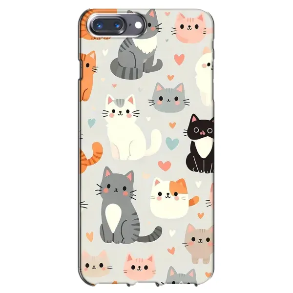 Чехол с принтом «Коллаж котов» для iPhone 7 Plus