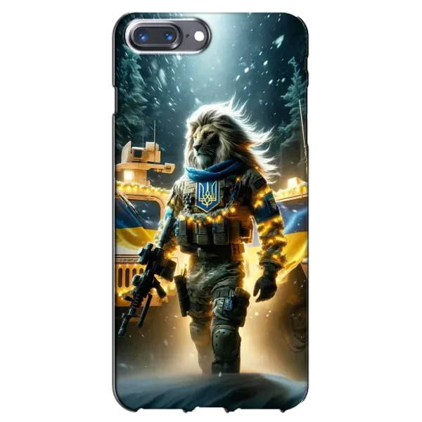 Чохол з принтом «ЛЕВ ЗСУ» для iPhone 7 Plus