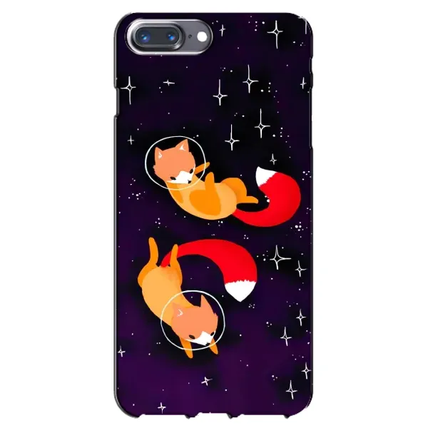 Чохол з принтом «Лисички космонавти» для iPhone 7 Plus
