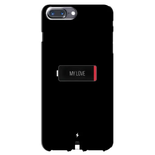 Чохол з принтом «Love battery» для iPhone 7 Plus Чохол з принтом «Love battery» для iPhone 7 Plus