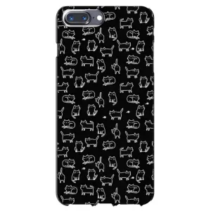 Чохол з принтом для iPhone 7 Plus (AlphaPrint) Модні коти (Маленькі котики)
