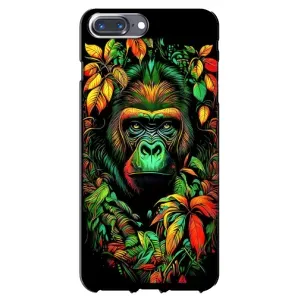 Чохол з Мавпами iPhone 7 Plus - (AlphaPrint) (Мавпа в квітах)