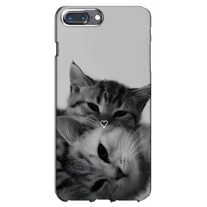 Чехол с рисунком кот на iPhone 7 Plus (Пара котов)
