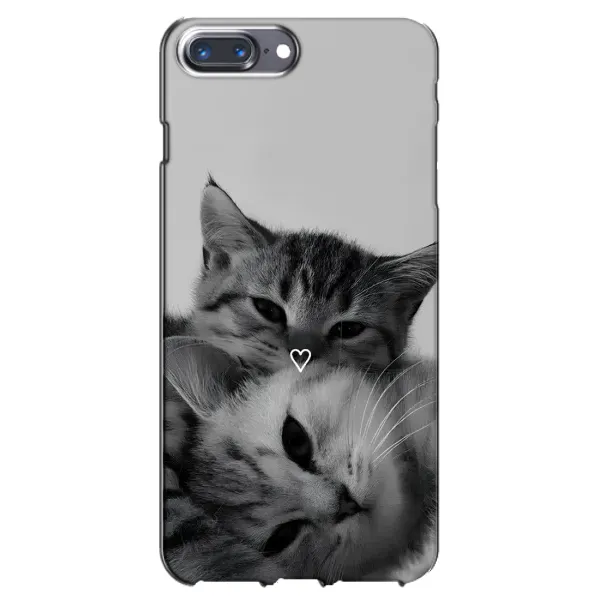 Чехол с принтом «Пара котов» для iPhone 7 Plus