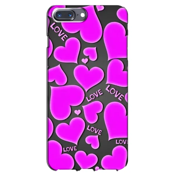 Чохол з принтом «Pink hearts» для iPhone 7 Plus Чохол з принтом «Pink hearts» для iPhone 7 Plus