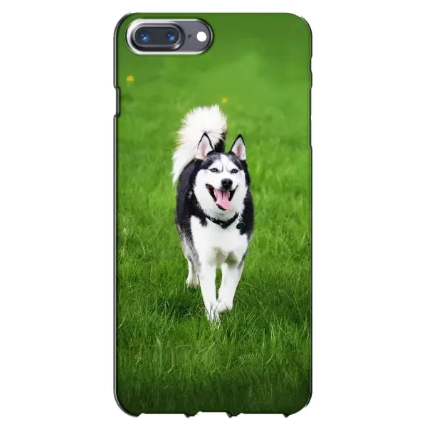 Чохол з принтом «Радісний Хаскі» для iPhone 7 Plus