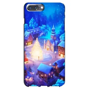 Рождественские Чехлы для iPhone 7 Plus (VPrint) (Рождественский город)