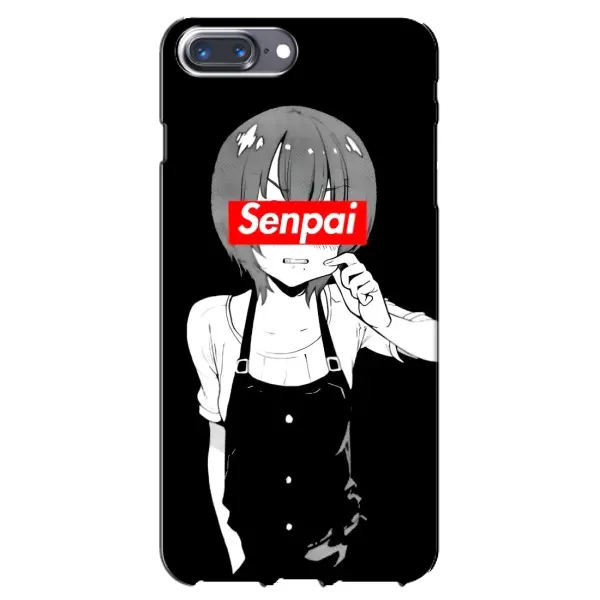 Чохол з принтом «Senpai» для iPhone 7 Plus