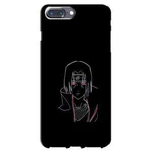 Чехлы на тему: Итачи Учиха для iPhone 7 Plus (AlphaPrint) (силуэт Итачи)