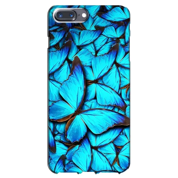 Чохол з принтом «Сині метелики» для iPhone 7 Plus