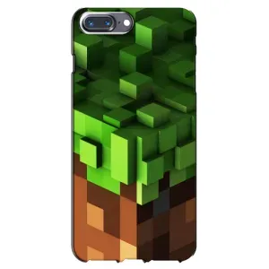 Чехол Майнкрафт на iPhone 7 Plus (AlphaPrint) Minecraft (текстура Майнкрафт)