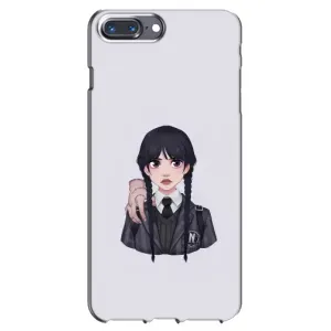 Чехлы Венсдей на iPhone 7 Plus Уэнсдей (AlphaPrint) (Уэнздей и Вещь)